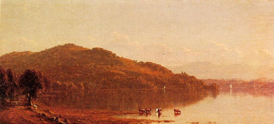 Sanford Robinson Gifford The Catskills from Hudson, N.Y.